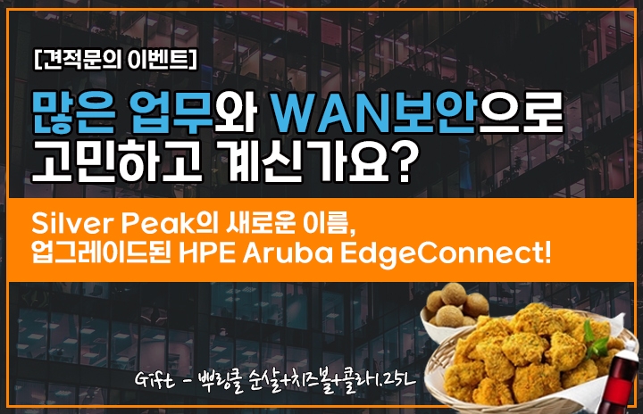 SilverPeak의 새로운 이름 Aruba EdgeConnect