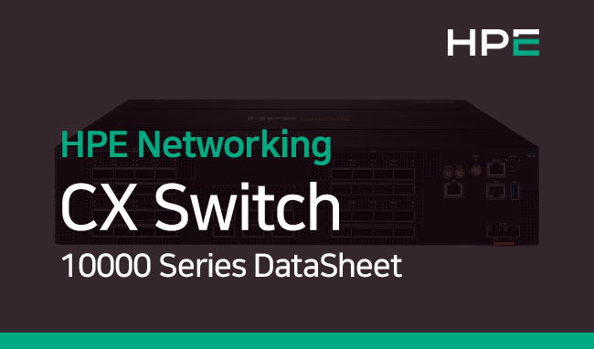HPE Networking  CX 10000 Switch Series